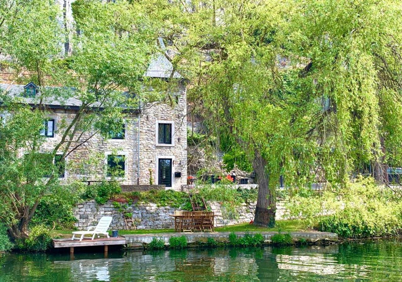 Pieds Dans L'Eau Private Wellness Bordure De Meuse Villa Lustin Екстериор снимка