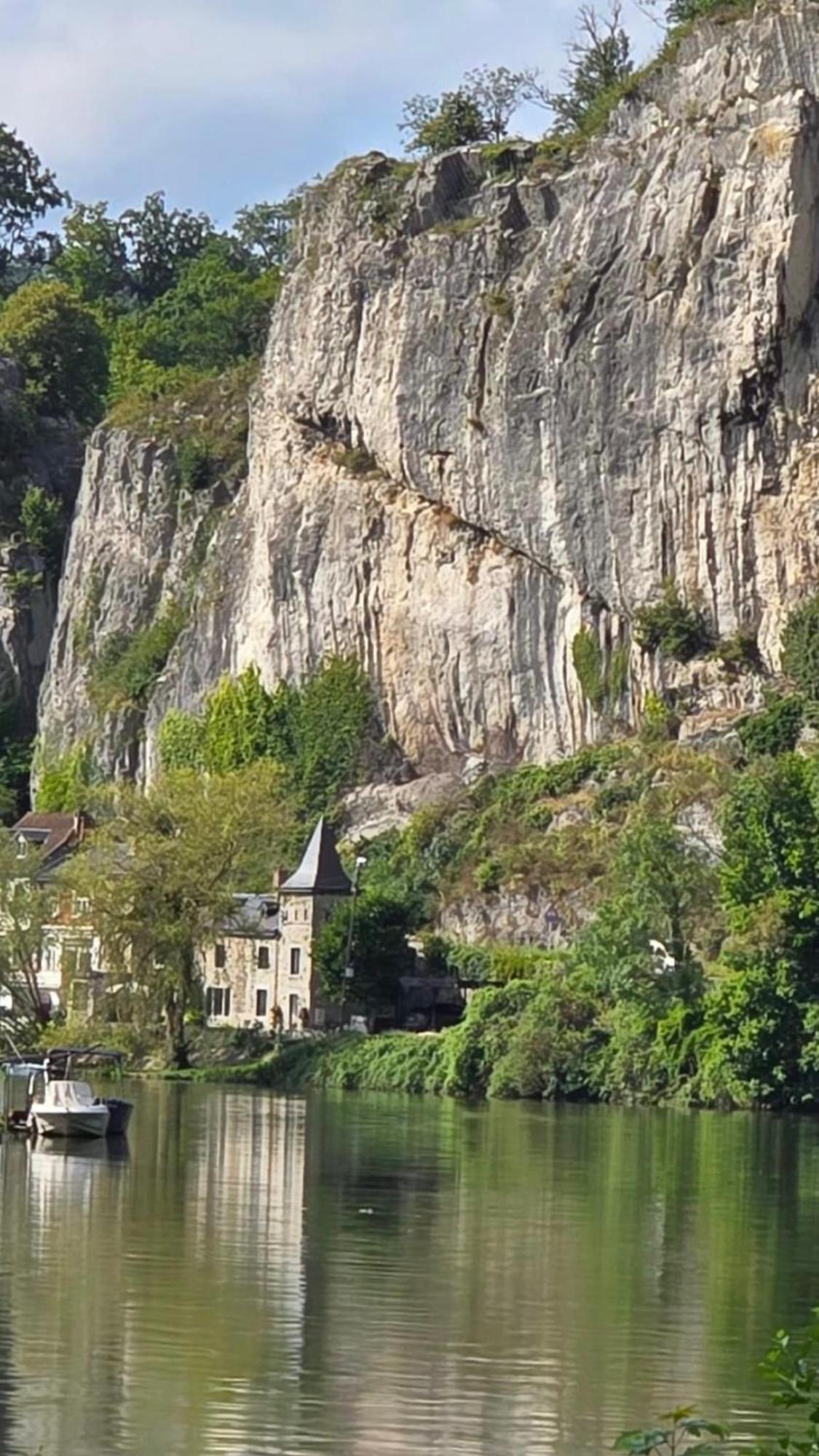 Pieds Dans L'Eau Private Wellness Bordure De Meuse Villa Lustin Екстериор снимка